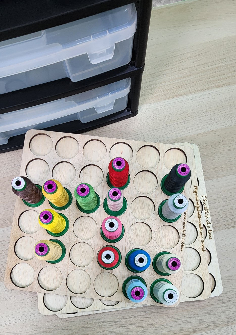 Embroidery Thread Storage Trays (set of 3 trays)