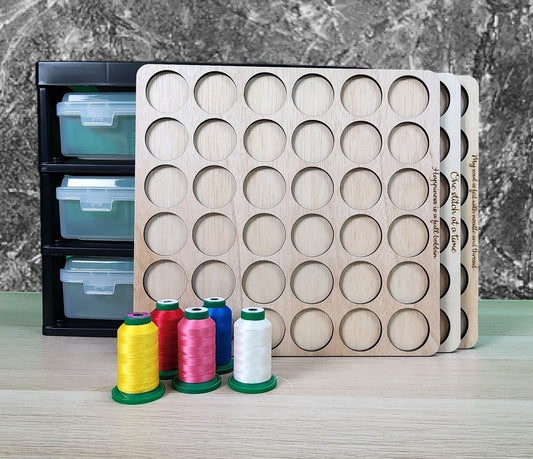 Embroidery Thread Storage Trays (set of 3 trays)