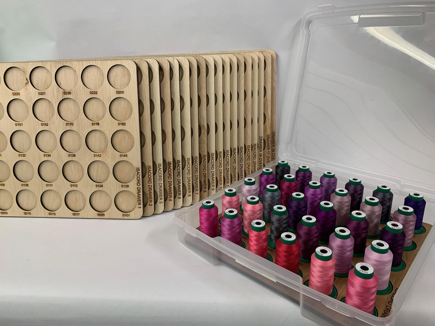 Isacord Embroidery Thread Storage Trays