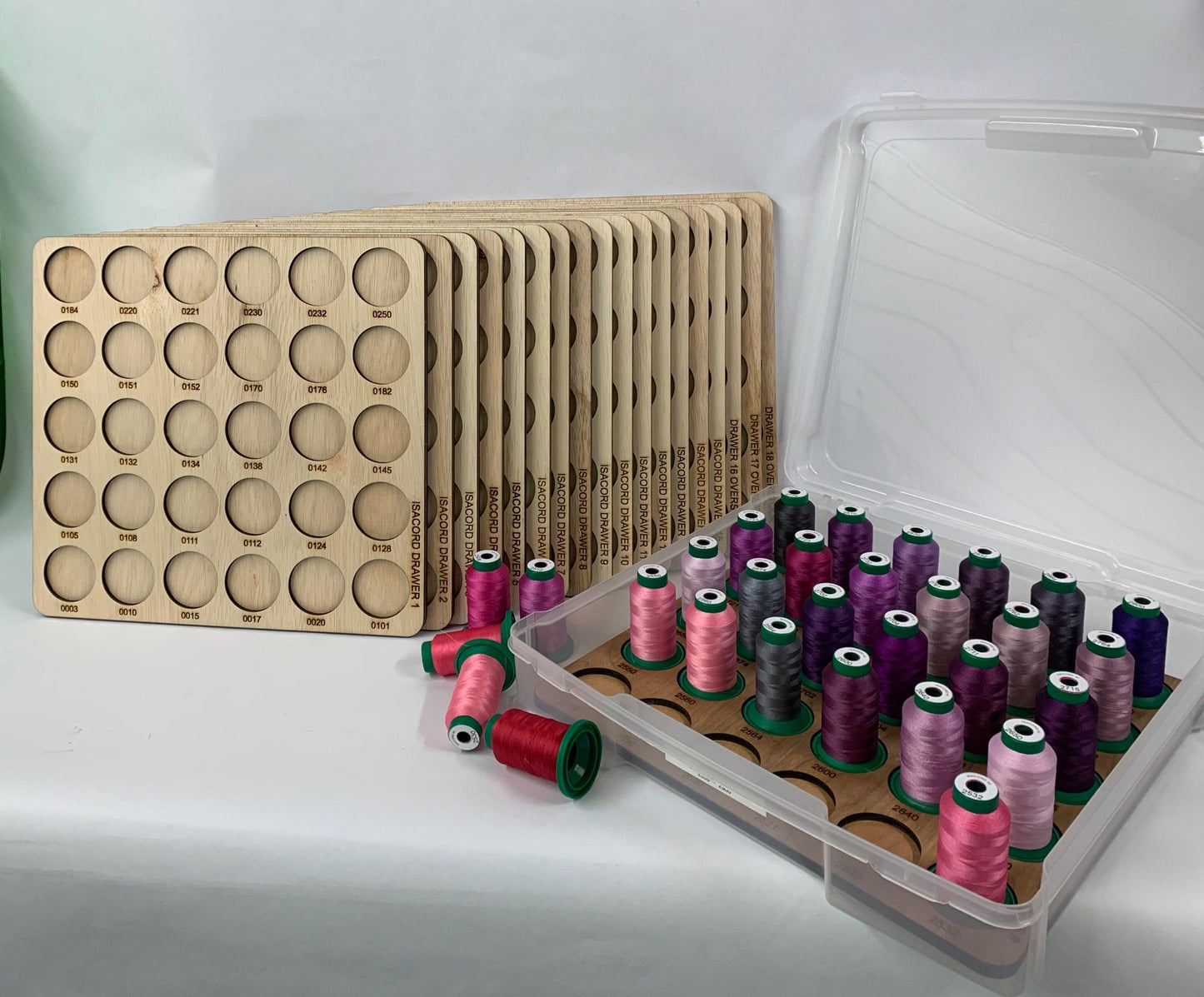 Isacord Embroidery Thread Storage Trays