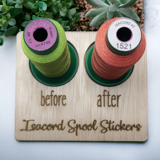 Isacord Spool Stickers