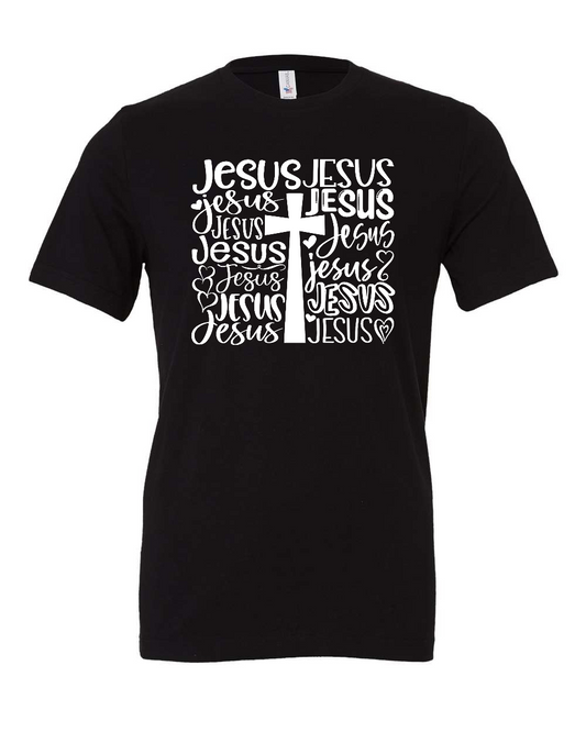 Jesus subway art T-Shirt (white print)