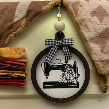 Sewing Machine ornament | Sewing Ornament | gift | holiday ornament | craft room decor