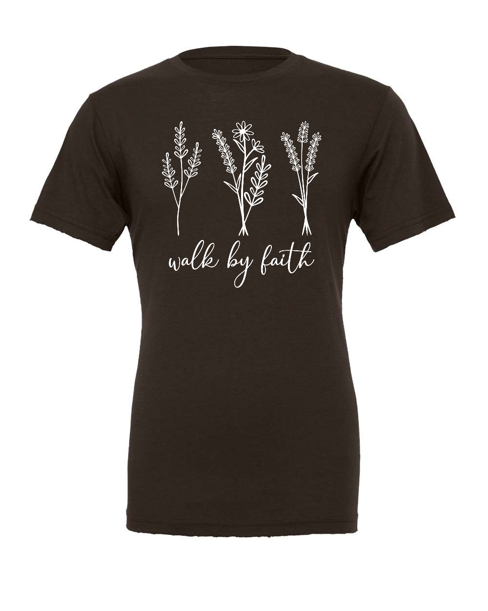 Walk by faith T-Shirt (white print)